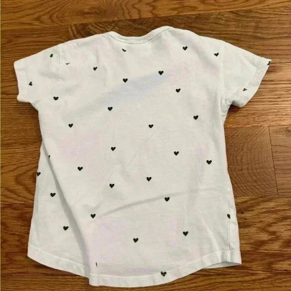 Zara Toddler Elephant T shirt Happiness is the new Pink size 2-3 years - Picture 3 of 5